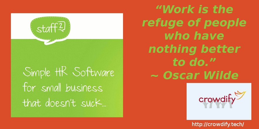 Mobile_ZA's tweet photo. Work is the refuge of people who have nothing better to do ~ Oscar Wilde #CrowdifyTech https://t.co/9P20eEc4Sh