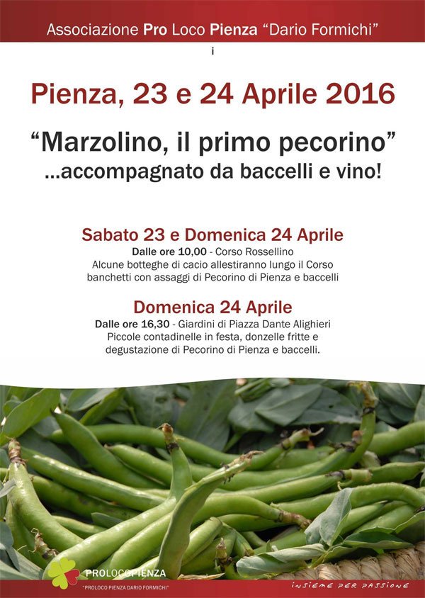 Marzolino primo pecorino - 23 e 24 aprile 2016 - Pienza
valdorcia.it/new.it.php?cod…