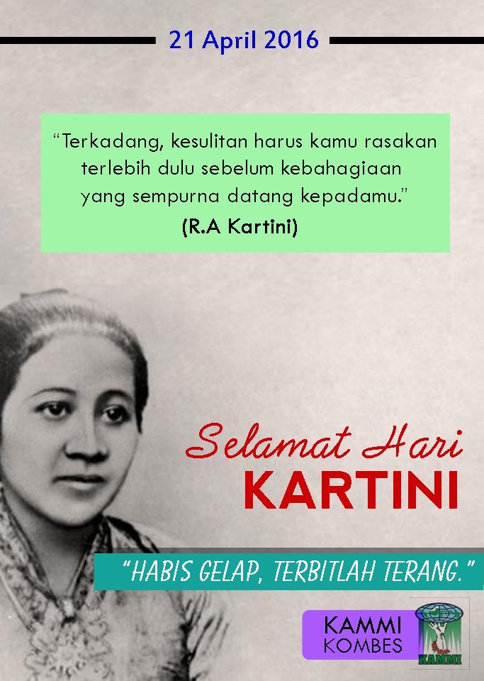 Kisah perjuangannya selalu menginspirasi. Semoga semangat juang itu terus lahir dan tumbuh di setiap generasi.