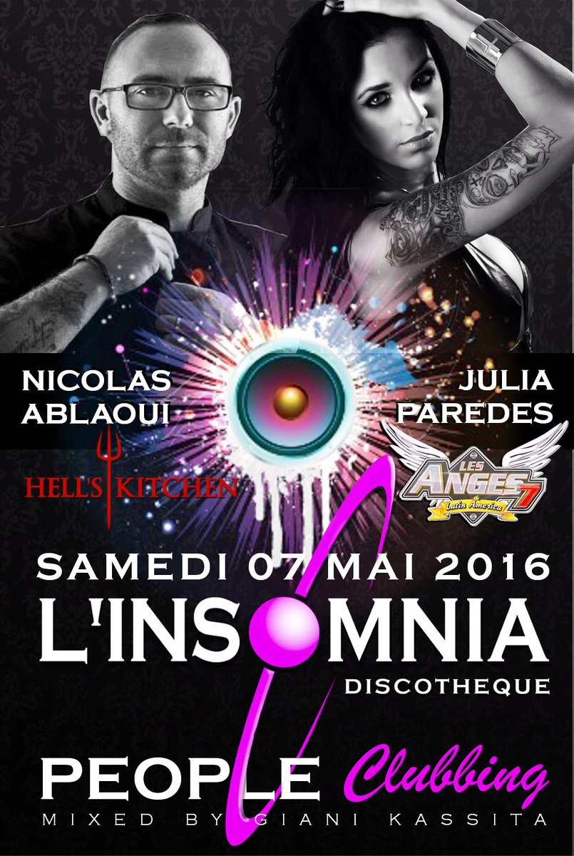 GianiKassita's tweet photo. #Mixlive #Gianikassitamix #linsomnia #discotheque #soireepeople
@NicolasAblaoui @OffJuliaParedes @GianiKassita https://t.co/ENg60nxppy