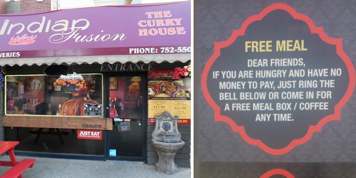 This restaurant owner promises to feed anyone in need for free huff.to/1qZeQbT