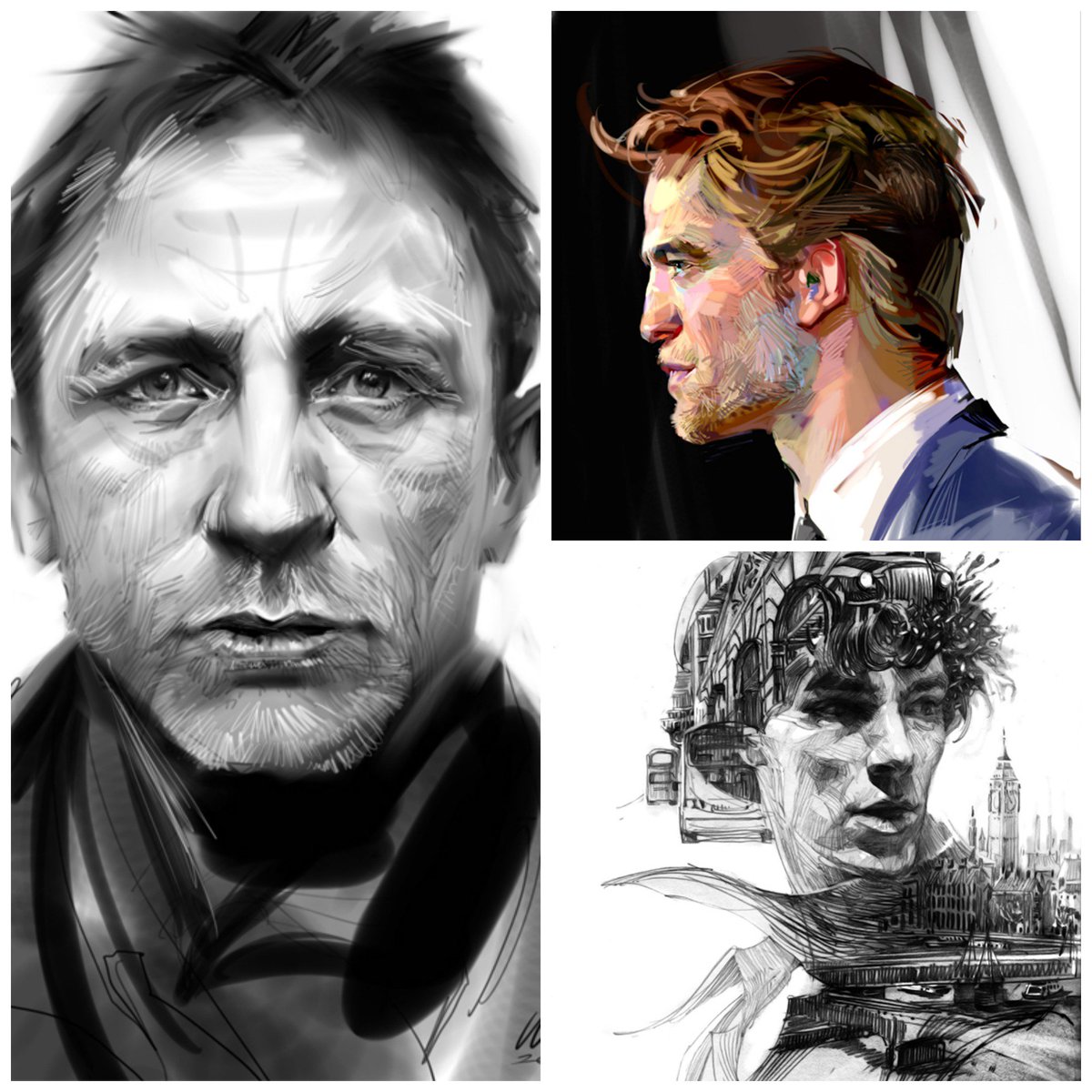 El talentoso ilustrador Zhang Weber utiliza #Photoshop e #illustrator para hacer obras como estas #Adobe #wacon