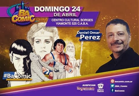 BA_Comic's tweet photo. Daniel Omar Perez presente en #BAComic
Ilustrador, historietista y animador de cine, series, y cortos comerciales https://t.co/wNwNz44rU6