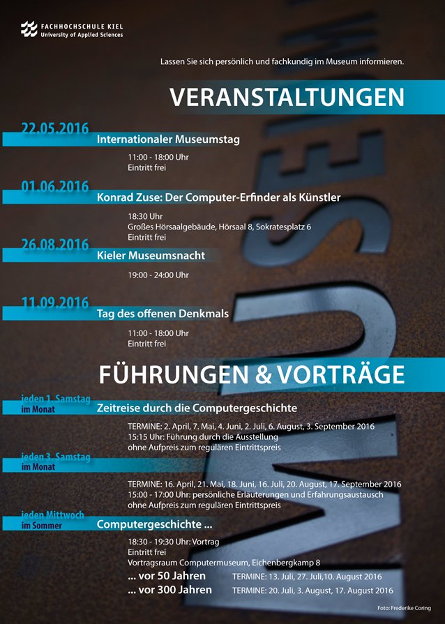 Unser neues Programm steht! Schaut gerne rein, vielleicht ist ja etwas für euch dabei! #computermuseum