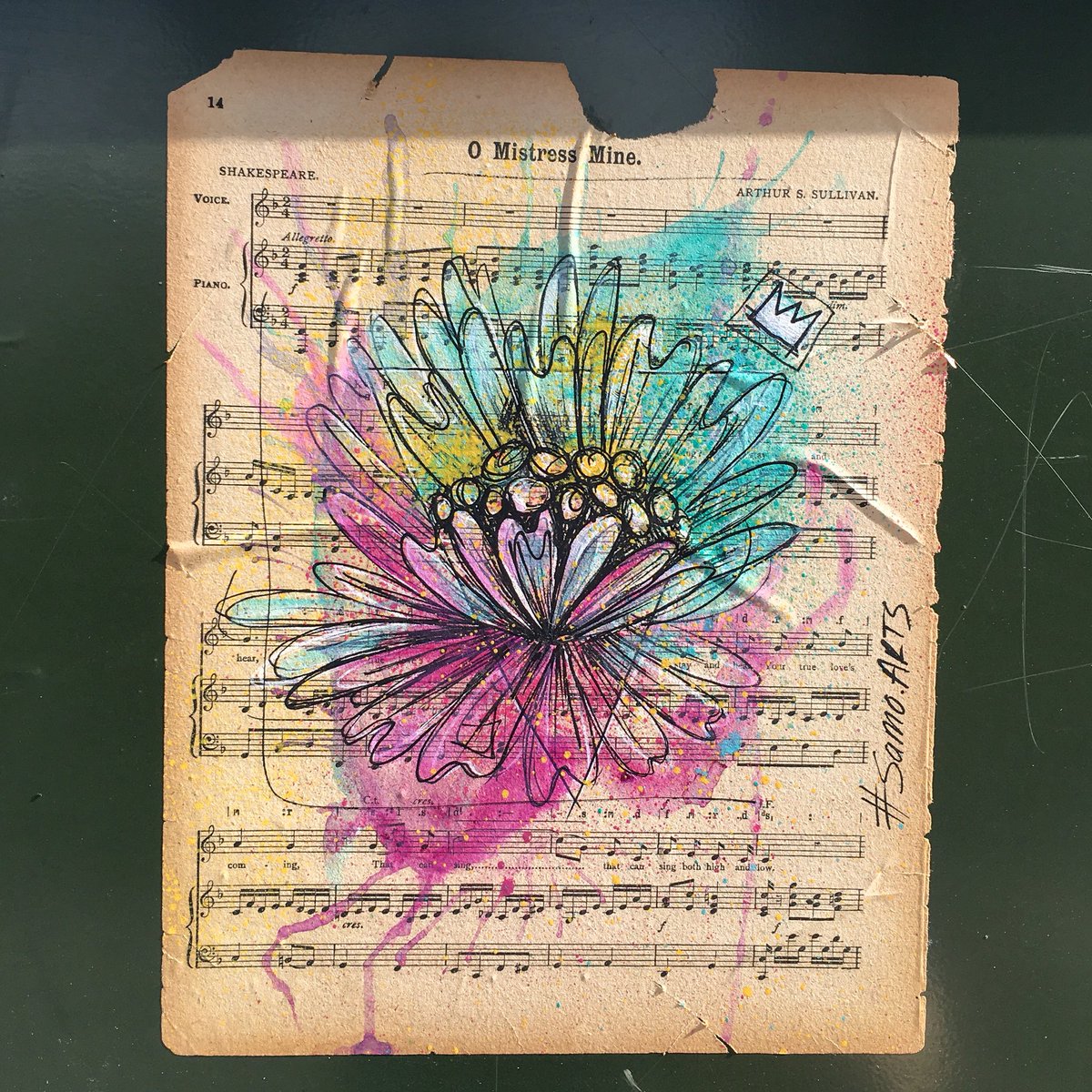 New paste-up in #Southsea by local artist Samo. #art