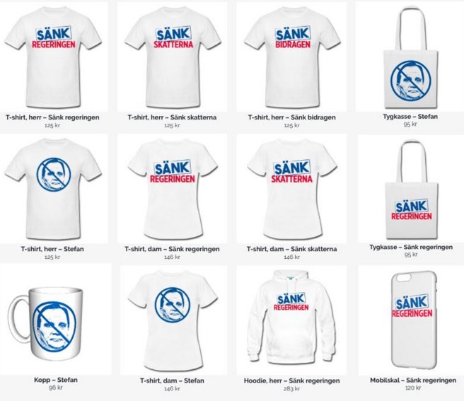 mufswe's tweet photo. Trött på regeringens ständiga kriser? Köp en Sänk Regeringen t-shirt eller kopp: https://t.co/l6kG2t3b2O #svpol https://t.co/iD6NuF8hSo