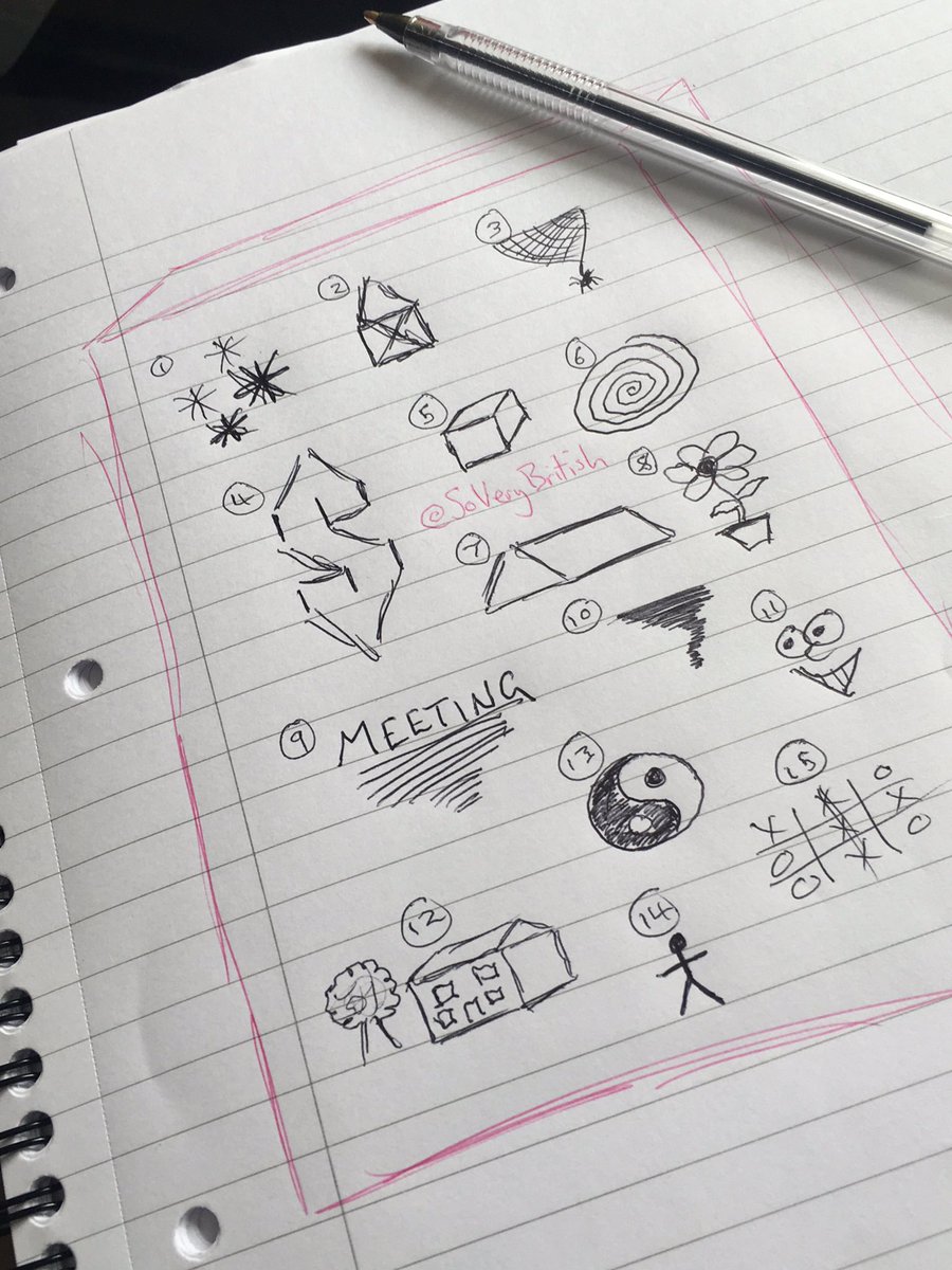 SoVeryBritish's tweet photo. The 15 most essential meeting doodles ever... https://t.co/m2f5NYJ1re