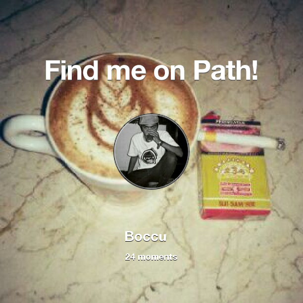 Boccu17's tweet photo. Find me on #Path now! Go to https://t.co/vicIXAdwbr https://t.co/hVvCJzf3Sc