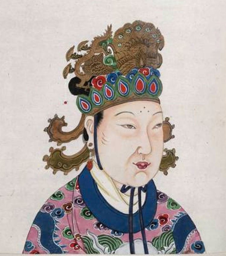 HistoryToday's tweet photo. Wu Chao was China’s only female emperor, yet she is scarcely known in the West. #archives https://t.co/ZkA9DxULE4 https://t.co/llnBOv33lw