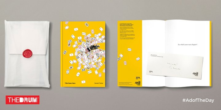 Ad of the Day: Winston Fletcher Prize - What's your next chapter? goo.gl/4Re3bD