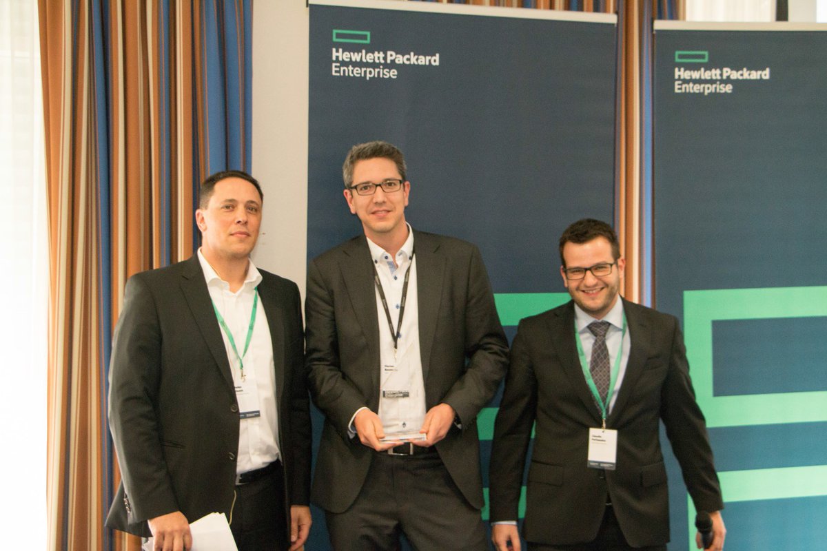 TechdataBenelux's tweet image. Our CH team were awarded Best @HPE_Software Distributor GWE 2015 - for their dedication to partners #AvnetTransforms