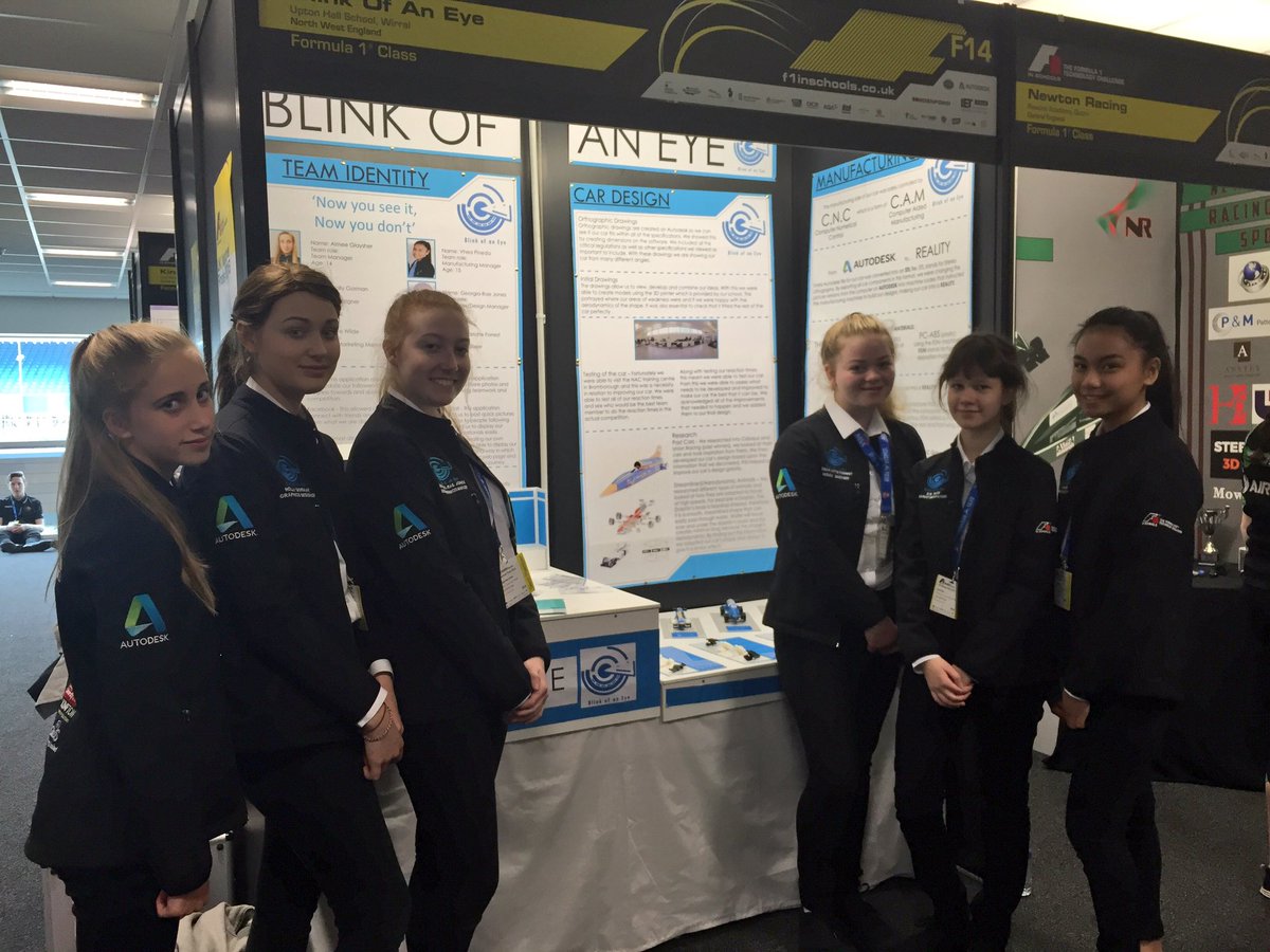 jesswade's tweet image. The team @blinkofaneyef1 worked w/ @Dyson &amp;amp; @McLarenF1 to create their sensational entry #F1InSchoolsNF #GirlsInSTEM