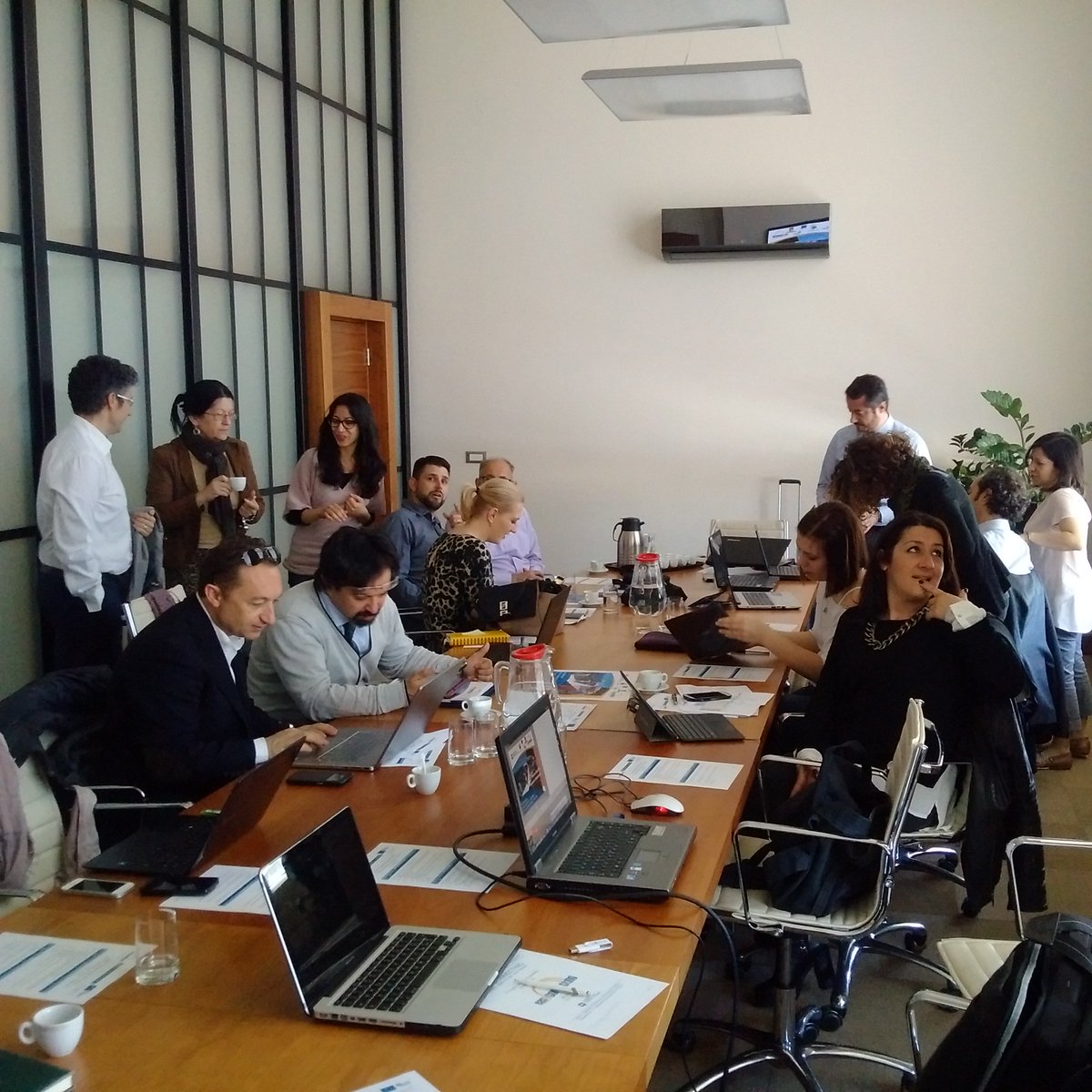 Easyconnecting's tweet image. Ongoing discussion on WP3 in Belgrade!