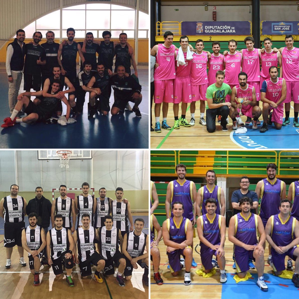 InfoASDFGH's tweet photo. Believers, @HorcheBaloncest, @basquetvill @jesthisa por título Liga Basket @CDMValdeluz de @AytoYebes #final4ASDFGH https://t.co/JmNjNoZbhg