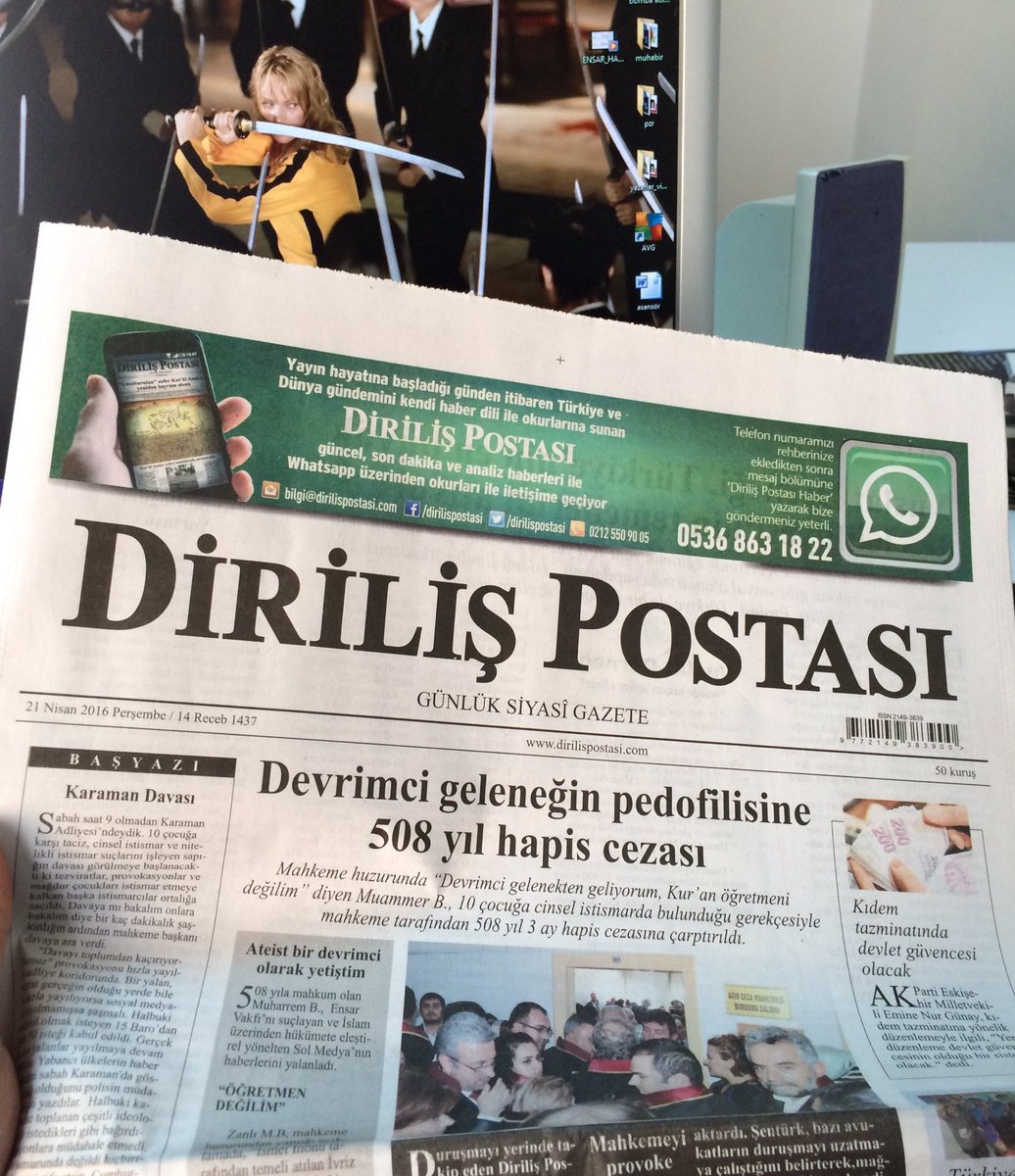 Bu yalan manşet siyasal islamcı ahlaksızlığının sınırı olmadığını gösteren güzel bir çalışma olmuş