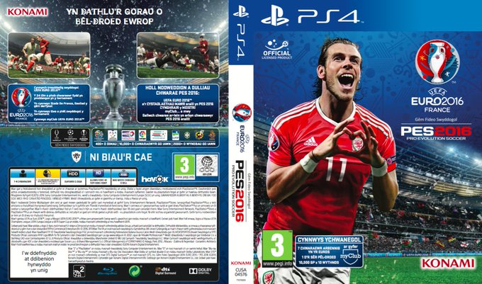ベイル選手の母国 ウェールズ Pes 16 Euro版 母国語パッケージカバーも登場 指蹴 ウイニングイレブン Pro Evolution Soccer 情報ブログ