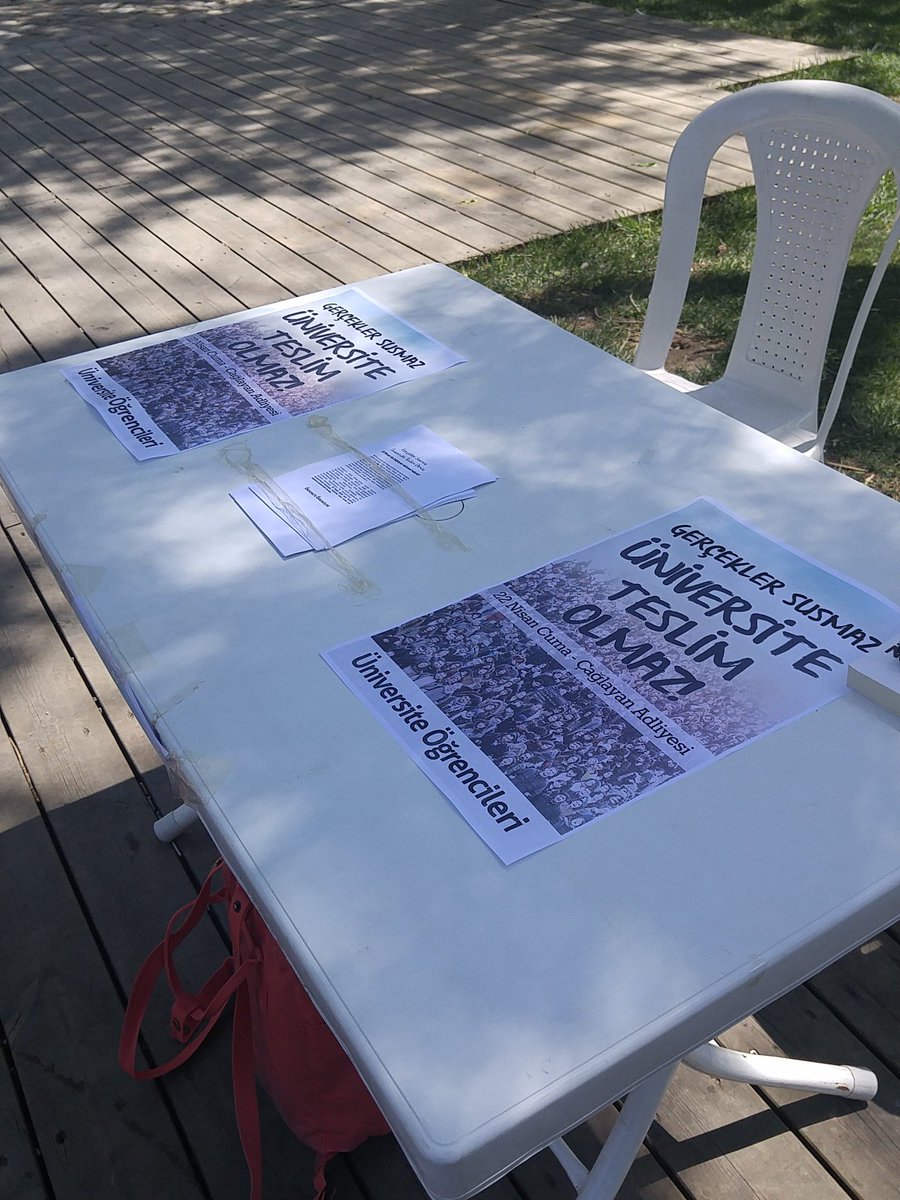 Stanta bekleriz. Bugün stantta yarin çağlayandayız. #22NisandaÇağlayandayız