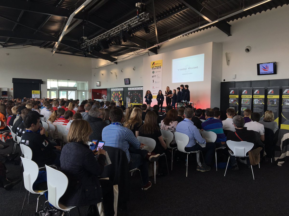 Listening to the Ranstad Williams Students waiting for the UK National Final awards! <a href="/williamsf1/"></a> <a href="/Randstad/">Randstad</a>
