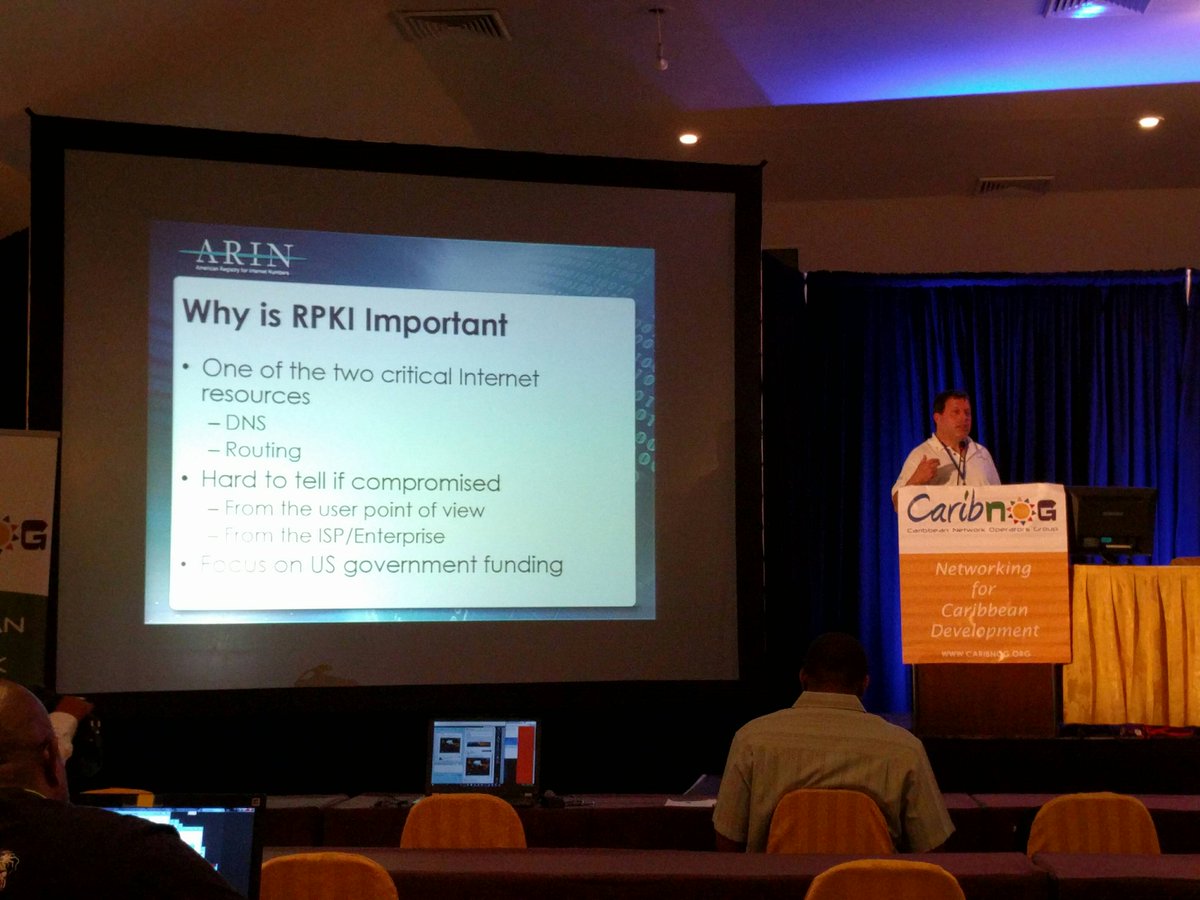 Primer on Resource Public Key Infrastructure (RPKI) from Mark Kosters.  #CaribNOG11
