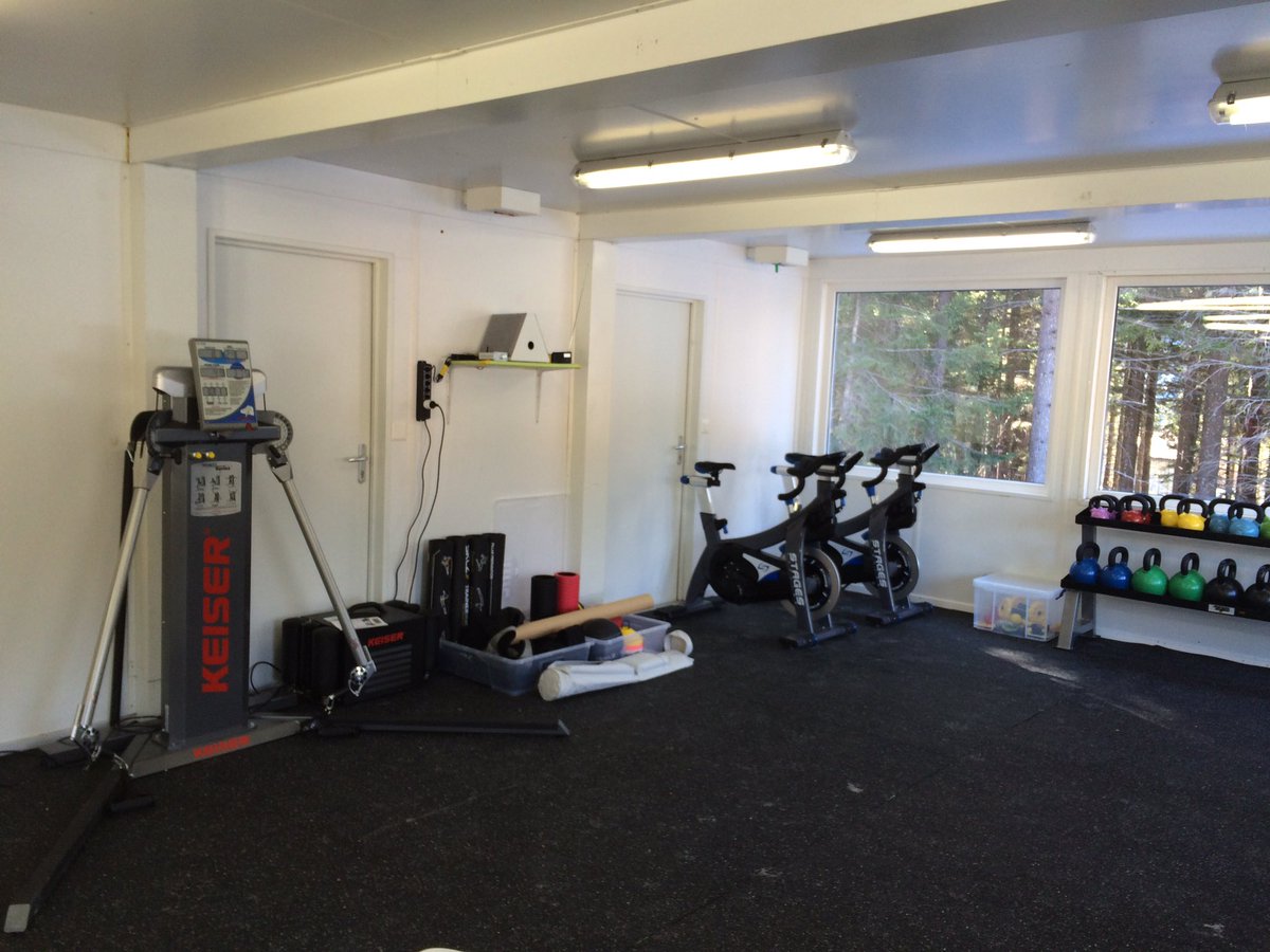 sklzschweiz's tweet photo. Bald fertig :-) Athletikraum Nordic Biathlon House,#lenzerheide #slidez #accuball #corewheels #miniband #sklzschweiz https://t.co/E7yD3jEQsW