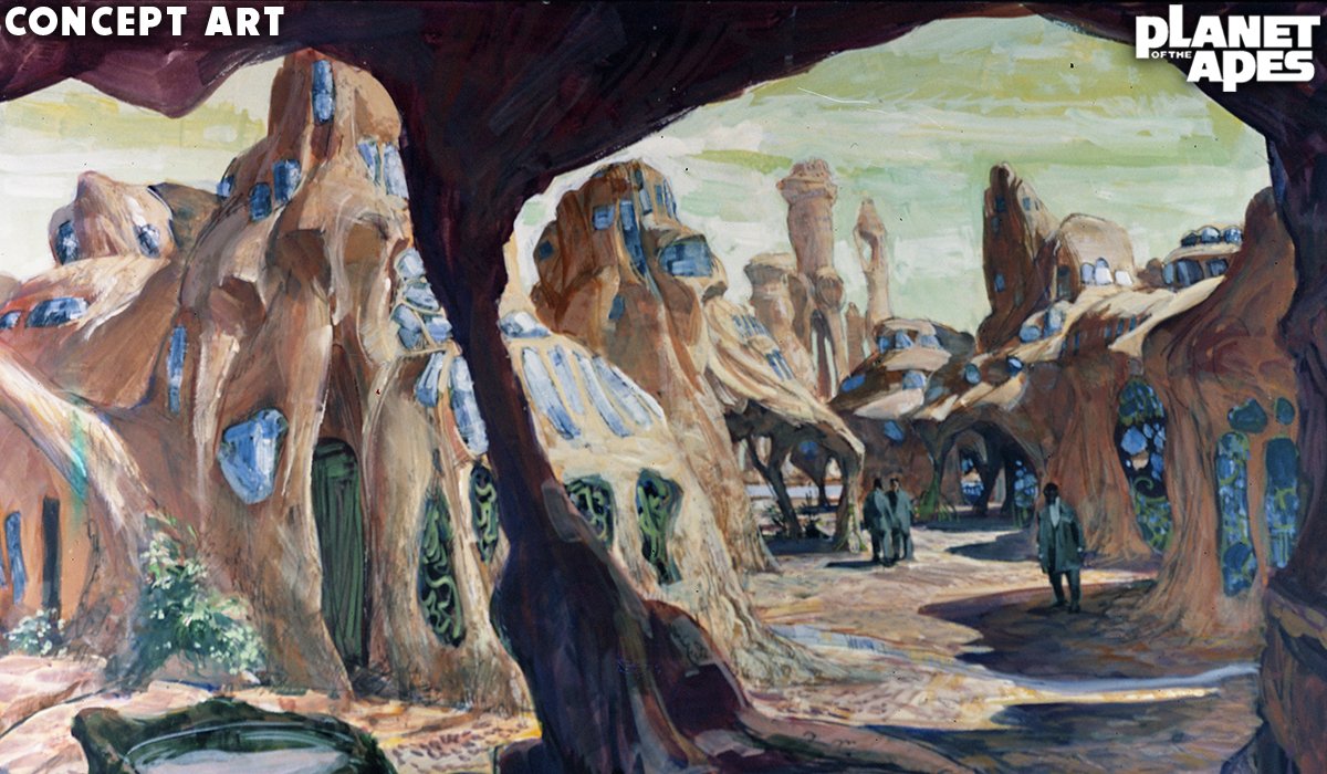A Throwback All The Way To Concept Art From The Original Planet Of The 