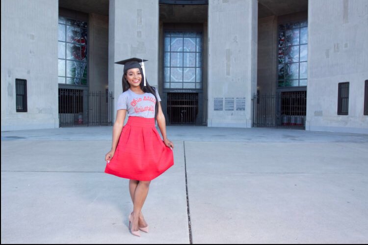 _mochamyday's tweet photo. "No force equal to a woman determined to rise"-DuBois 
My last official day at The Ohio State University🙌🏾🎓 #2016 https://t.co/VQ0ni0CyQ0