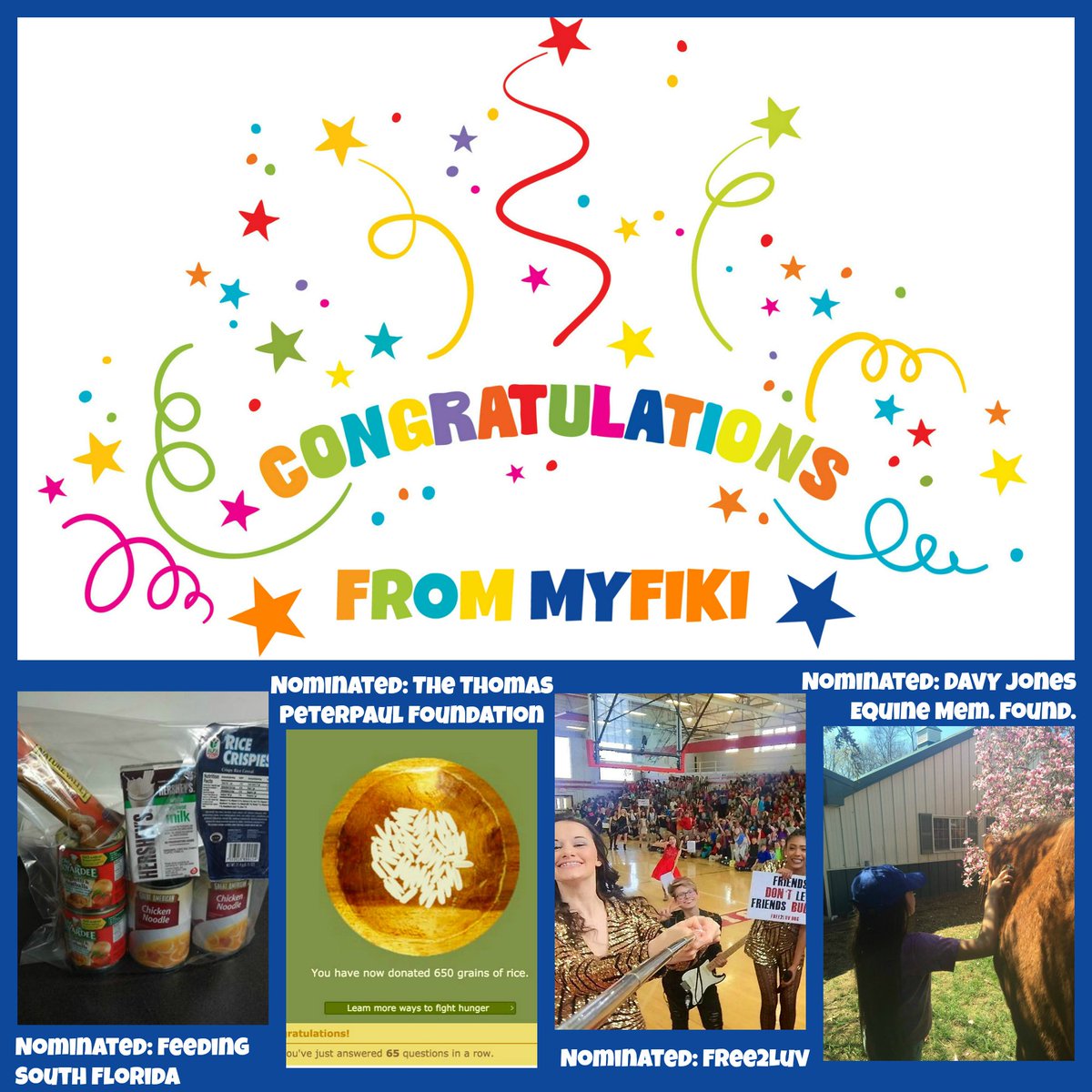 My_Fiki's tweet photo. Congrats to our @GoodDeedsDay winners &amp; thanks to the great people who nominated them! Info: https://t.co/hCfQmNJw8w https://t.co/gUwp6vfnnL