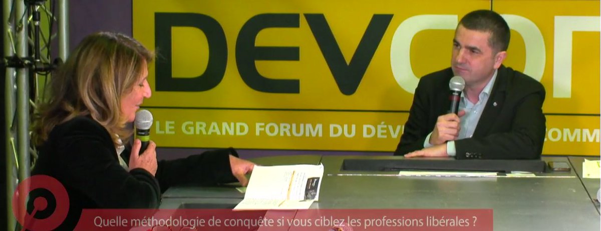DevComLyon's tweet image. REPLAY quelle méthodologie de conquête si vous ciblez les professions libérales #DevComLyon bit.ly/1VEhmBB