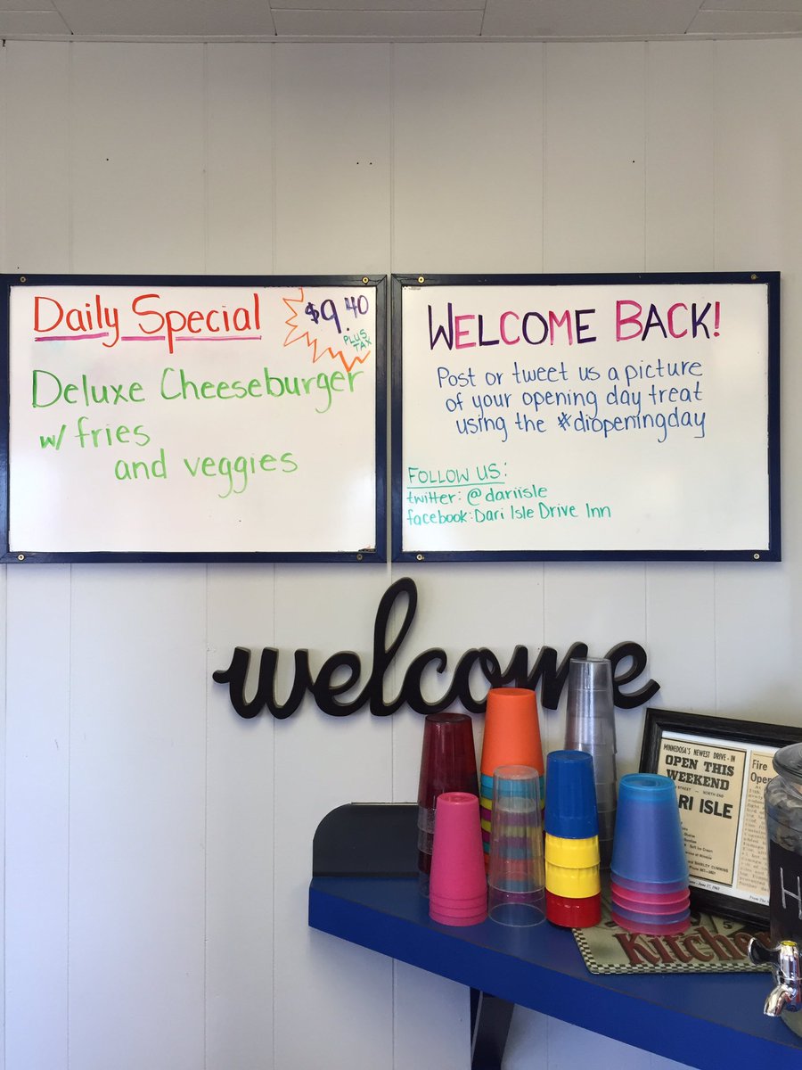 T minus 10 minutes until opening! What's your first DI treat of the year gonna be? #diopeningday