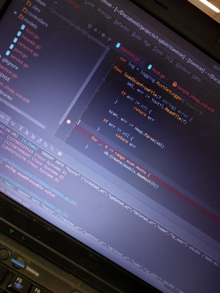 tux_mind's tweet image. Trying to make go debugging working...