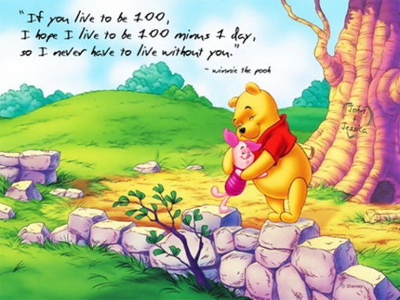 くまのプーさん きみが100歳まで生きるなら ぼくはその一日前まで生きたいな そうすれば きみがいない日を生きなくて済むから くまのプーさん Pooh T Co Ctjha7hhpz Twitter