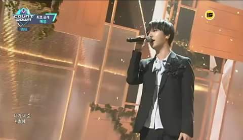 SJTunisianELF's tweet photo. Yesung's Debut stage at M Countdown #Here_IAm #DebutStage https://t.co/nchlMnDc5w