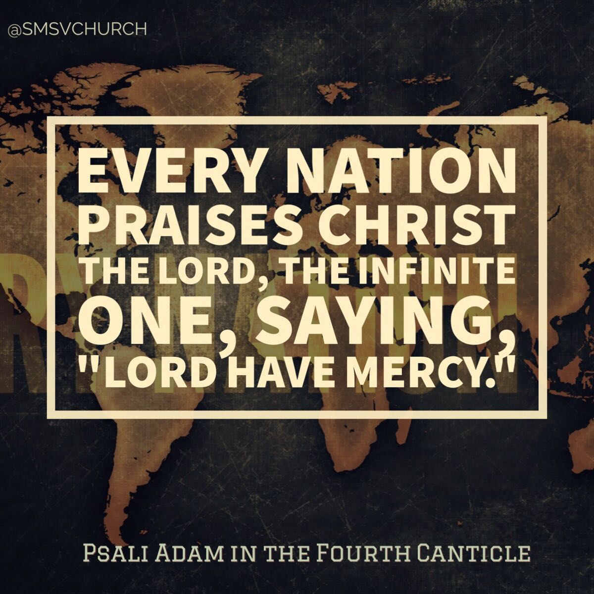 smsvchurch's tweet photo. “For My #house shall be called a house of #prayer for all #nations.” (Isaiah 56:7) #MidnightPraises #Lent2016 https://t.co/wM3cm86Dpz