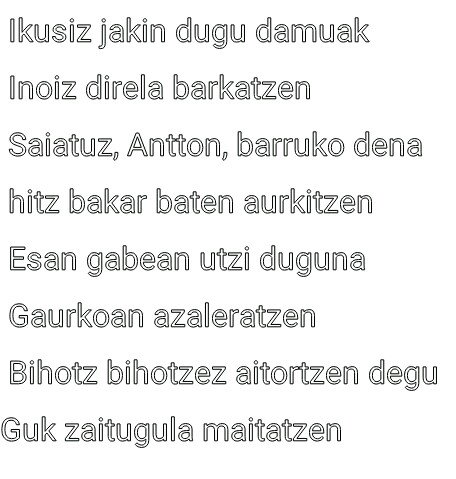 Izztu_2's tweet photo. Irakatsitakoagatik, ikasitakoagatik, emandako lekzioengatik, laguntza guztiagatik. Mila esker bihotzez Antxon. https://t.co/wOjrg7sVUm