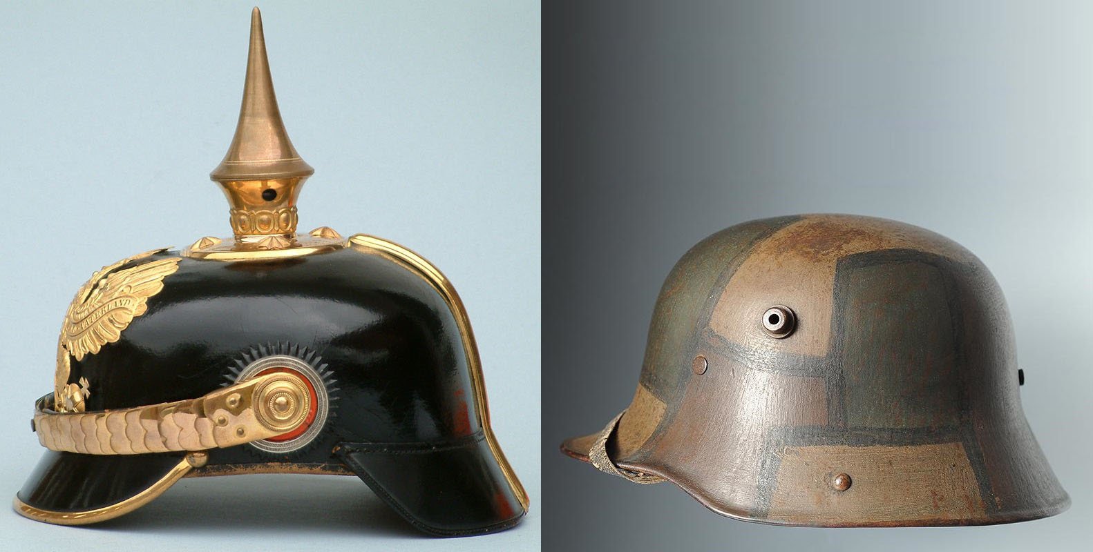 WW1 ドイツ帝国軍　ヘルメット　ピッケルハウベ　兵・下士官用 レプリカ
