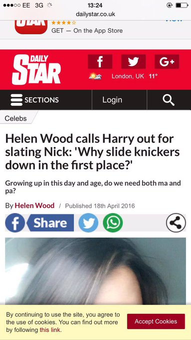 Over the moon that after 4 days of stress & tears, nicks lies have been removed from @Helen_Wood86 article