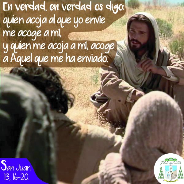 Arzobispado SS ar Twitter: “Evangelio según San Juan 13, 16-20.… ”