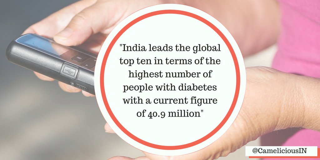 CameliciousIN's tweet photo. India leads the global top ten in terms of the highest number of people with #diabetes. #DiabetesFacts https://t.co/ZLeeVg8k5V