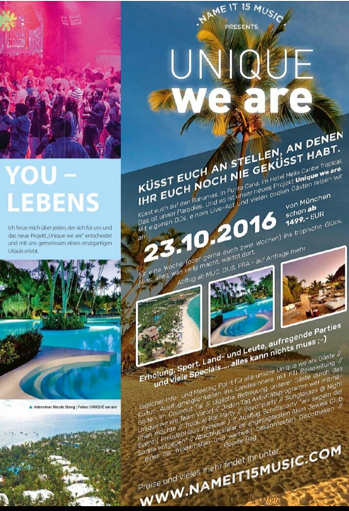 nameit15music's tweet photo. #danke #wochenblatt #nachtfaltertorgau #travelblogger #events #summer2016 #housemusic #deephousemusic #puntacana https://t.co/8tvLTHQuXl