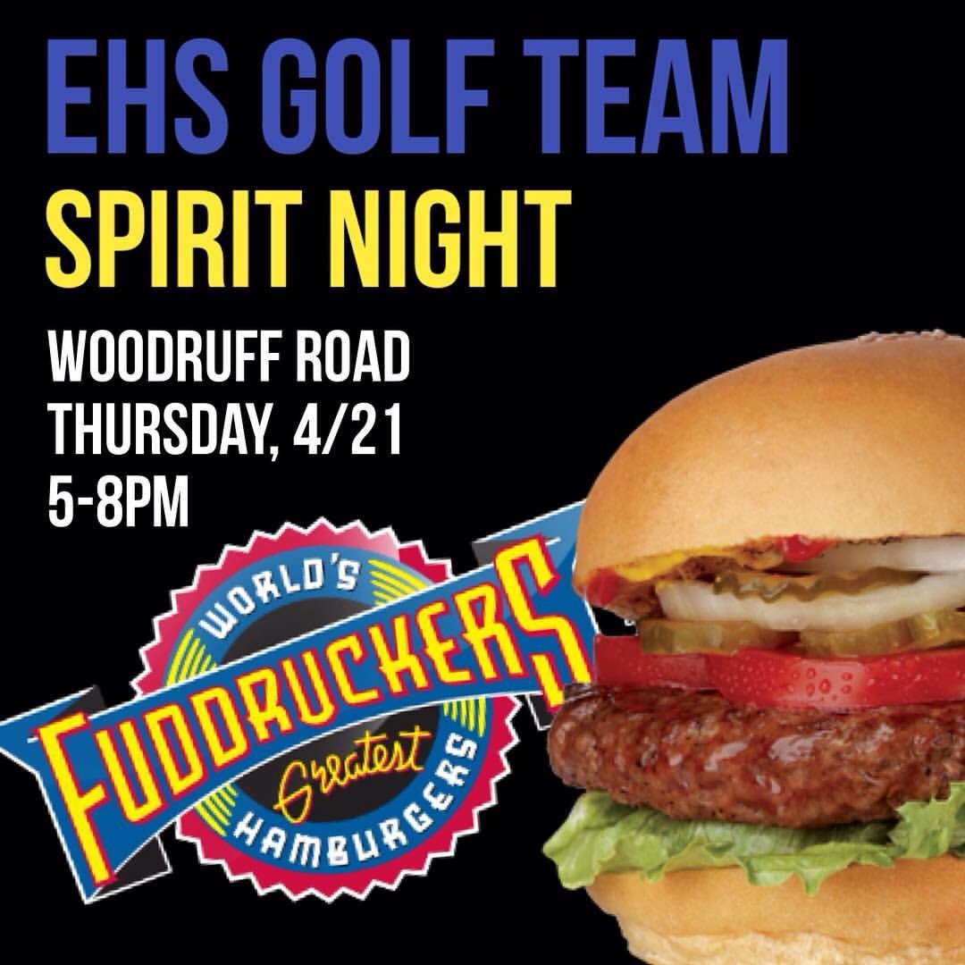 Support the golf team at Fuds tonight!