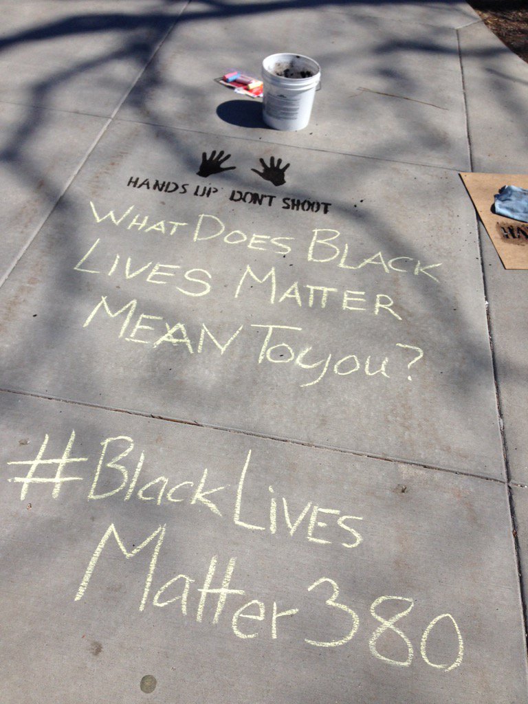 Laura_sherbs's tweet photo. What are your thoughts about the Black Lives Matter movement? Use the hashtag #BlackLivesMatter380 https://t.co/oIUmytsRiu