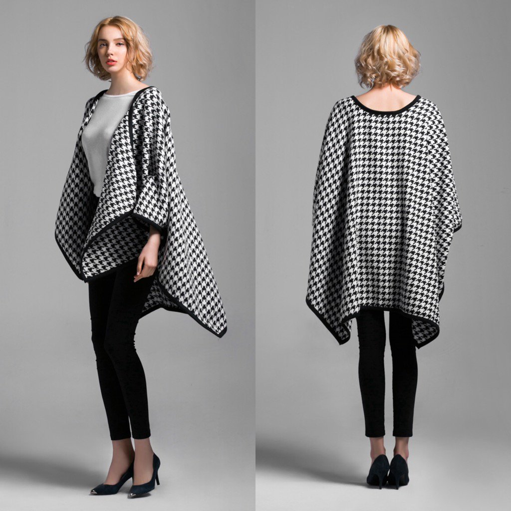 chiccode2015's tweet photo. Wow the crowd with this beauty, a houndstooth layered outerwear that screams red carpet. https://t.co/H0ObCLveyE
