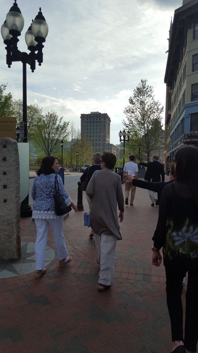 jimgntc's tweet photo. Walking to Asheville city hall. #2villetrip #romechamber https://t.co/YH0EQnwH94