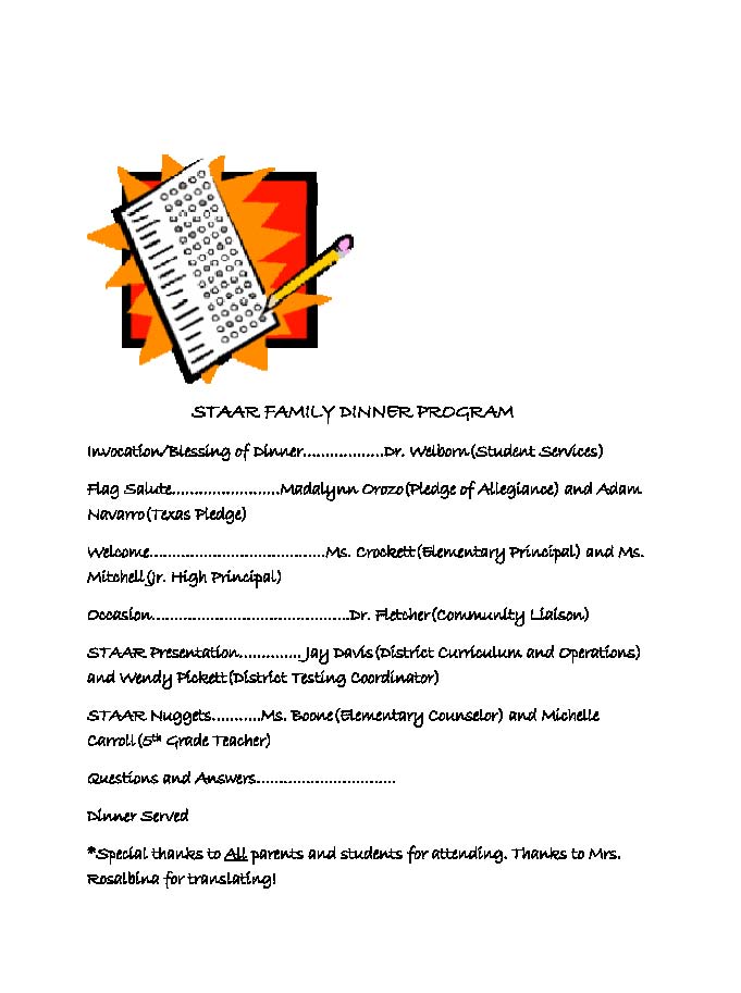 Remember! 5th &amp; 8th grade families- the STAAR Family Dinner is Tonight, 6:30 at Hearne Elem
goo.gl/vmLL5d