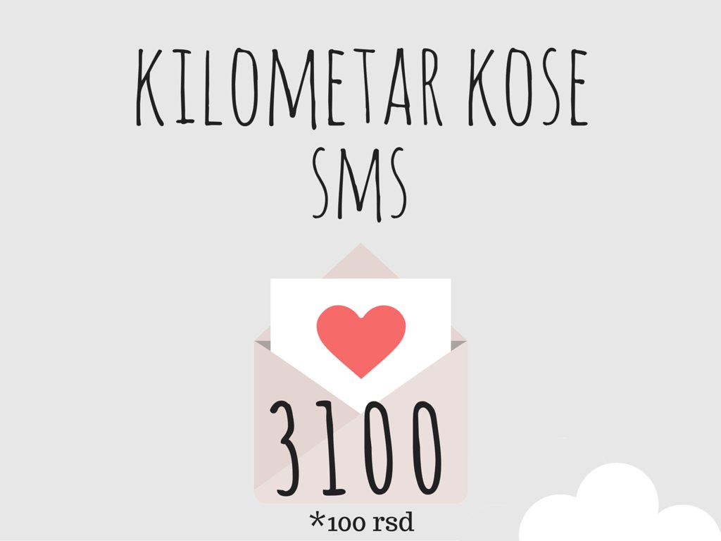 KilometarKose's tweet photo. Slanjem 1 SMS-a na naš broj 3100 pomažete da od prikupljene kose napravimo veliku #KilometarKose bazu perika.
Hvala! https://t.co/cGuqw5NqmO