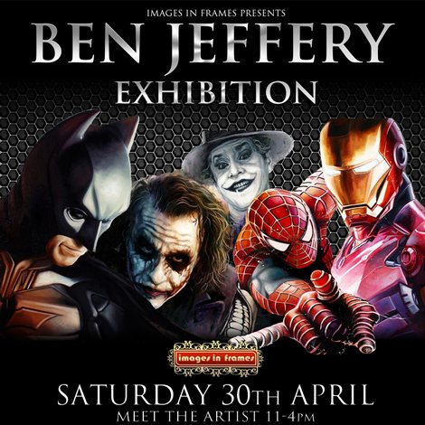 ImagesinFrames's tweet photo. Just over a week until the fab @BenFJeffery will be making his Personal Appearance @Bucksfineart #Marvel #DCComics https://t.co/ycrNqTTY6G