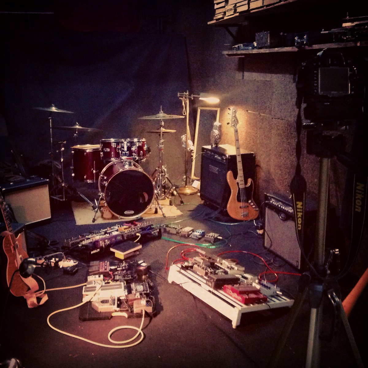 Then They Flew rehearsing.