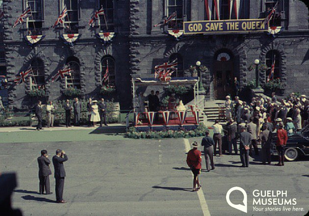 #TBT: Queen Elizabeth II walking along Carden St. w/ Mayor David Hastings, July 2, 1959 | #HappyBirthdayYourMajesty