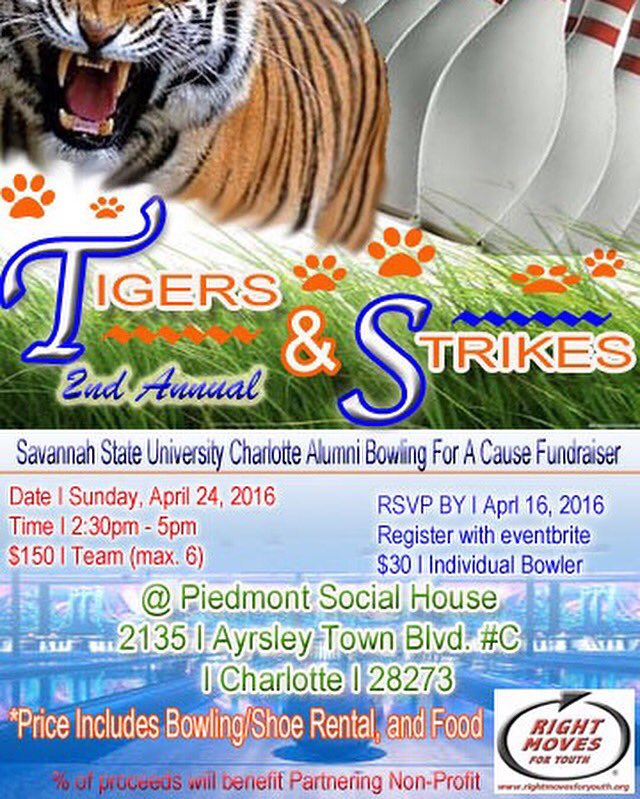 SSUAlumniCLT's tweet photo. The time is finally here..this Sunday April 24th. Enjoy an afternoon of bowling and networking!! https://t.co/gUqF3p3mgY