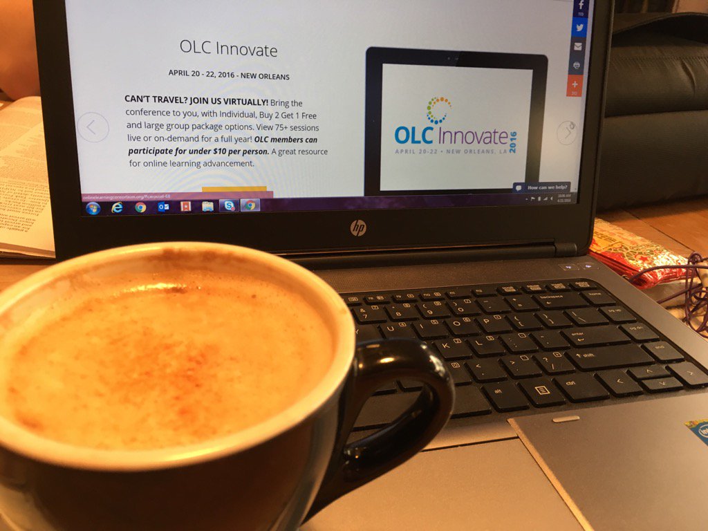 jenniferacity's tweet photo. A Miss Tracy's Addiction from Addiction coffee house is perfect complement to #OLCInnovate #OLCNOLA https://t.co/iBpobeoPx2